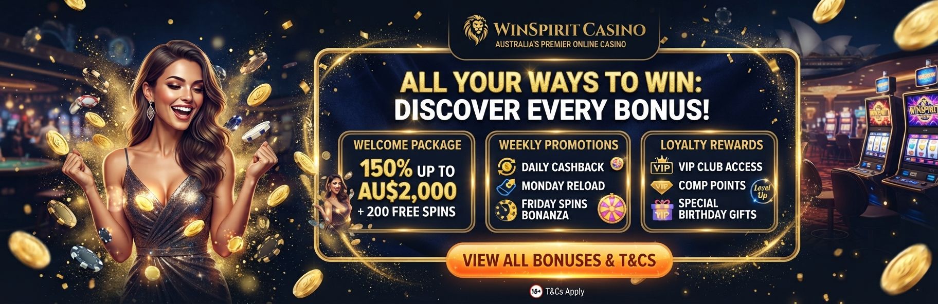 WinSpirit Casino bonus